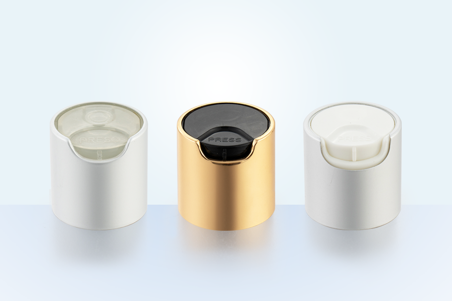 Aluminium Label Aluminium-Plastic 24/410 Disc Top Cap, torcular Top Cap, Discus Press Cap ad Suspendisse Bottle